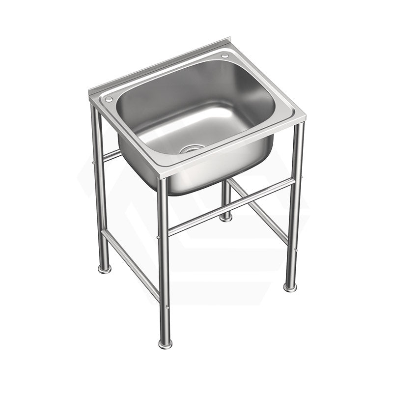 Stainless Steel Cleaners Sink with Freestanding Legs