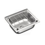 Poseidon 555x455x200 Stainless Steel Cleaners Sink with Grate