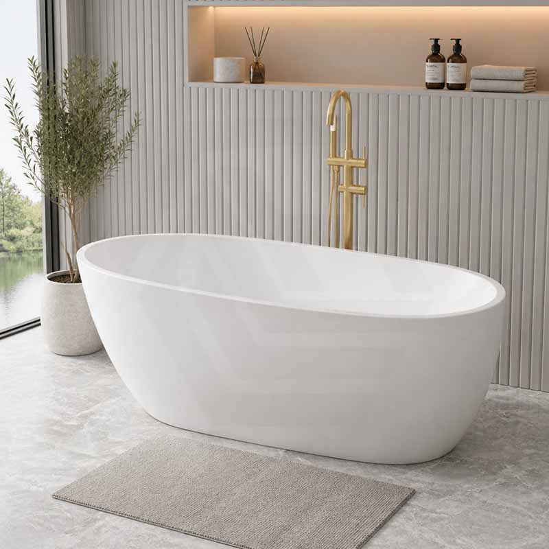 Veda Freestanding Acrylic Bathtub NO Overflow 1690x775x595mm - Variant Colour