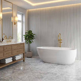 Veda Freestanding Acrylic Bathtub NO Overflow 1690x775x595mm - Variant Colour
