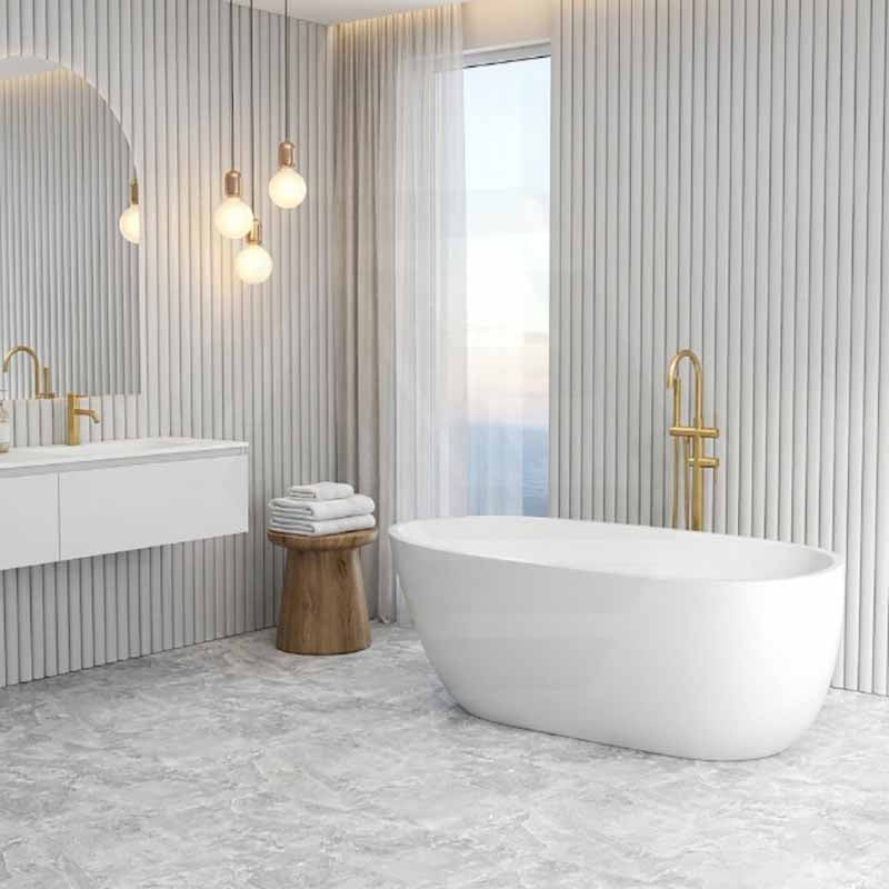 Veda Freestanding Acrylic Bathtub NO Overflow 1690x775x595mm - Variant Colour