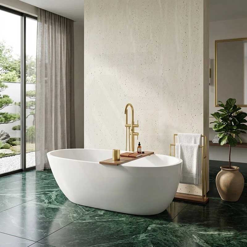 Veda Freestanding Acrylic Bathtub NO Overflow 1690x775x595mm - Variant Colour