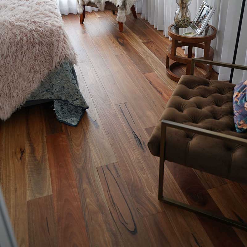 Preference Floors Fiddleback Australian Hardwood Engineered Flooring T&G Rustic Spotted Gum 1860x125x14mm