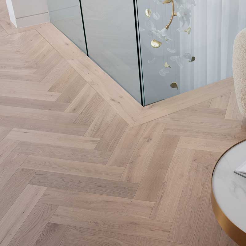 Preference Floors De Marque European Oak Herringbone Parana T&G 21mm Engineered Flooring