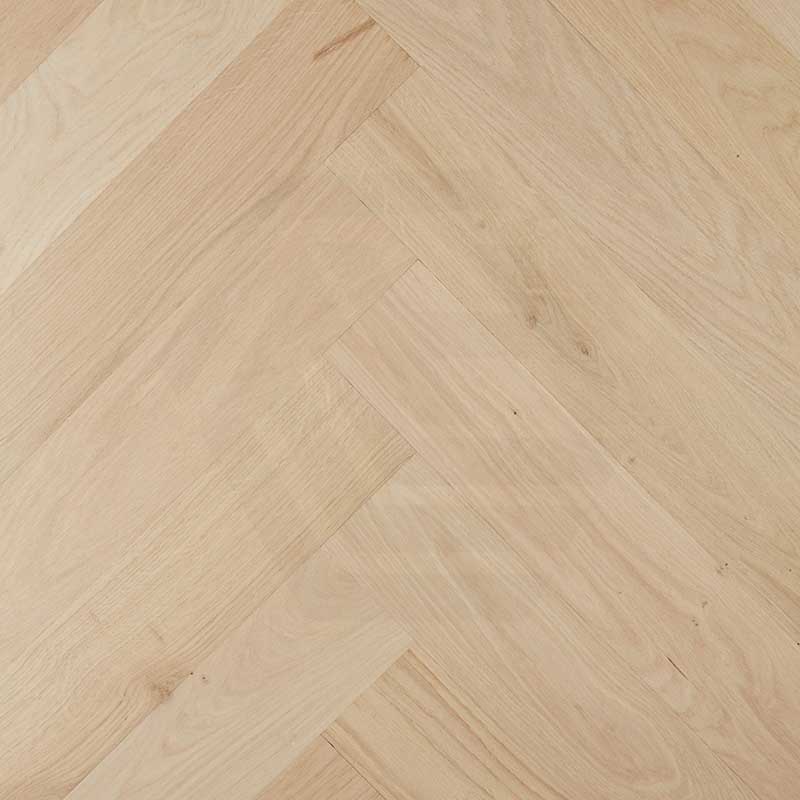 Preference Floors De Marque European Oak Herringbone Raw T&G 21mm Engineered Flooring