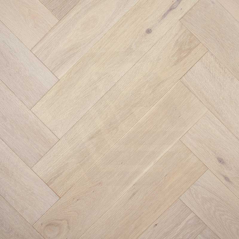 Preference Floors De Marque European Oak Herringbone Chateau Grey T&G 15mm Engineered Flooring