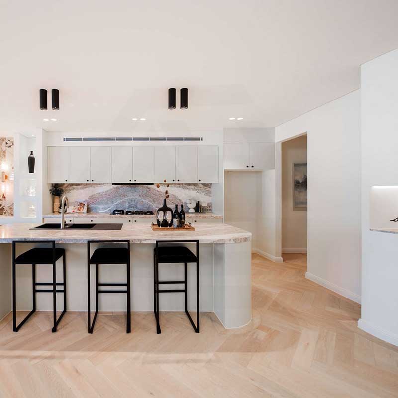 Preference Floors De Marque European Oak Herringbone Chateau Grey T&G 15mm Engineered Flooring