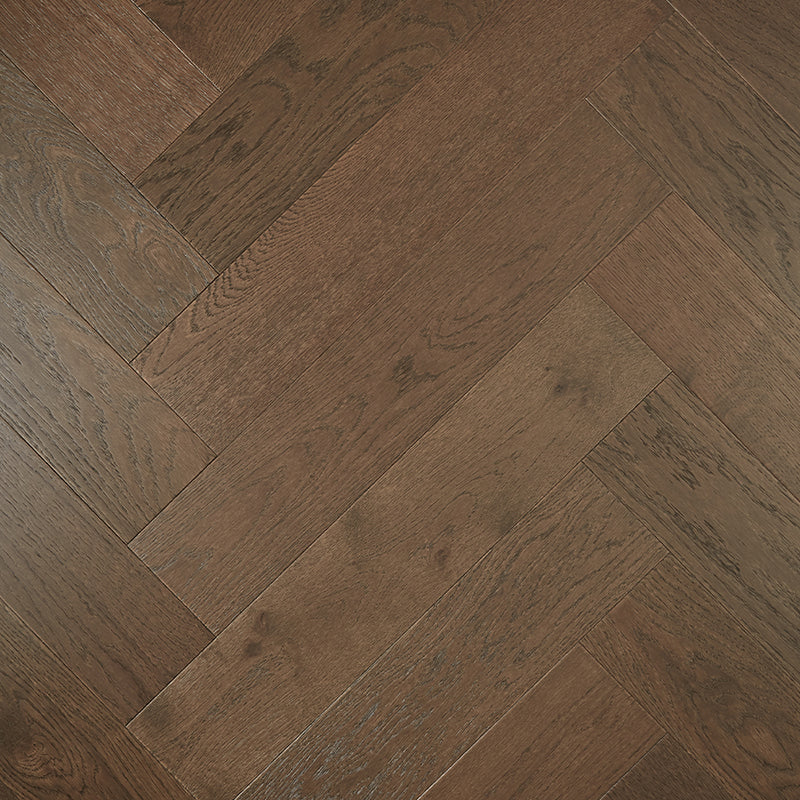 Preference Floors De Marque European Oak Herringbone Dark Brown T&G 15mm Engineered Flooring