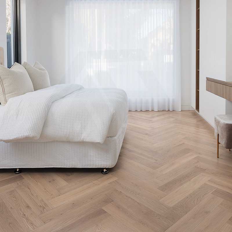 Preference Floors De Marque European Oak Herringbone Pure Natural T&G 15mm Engineered Flooring