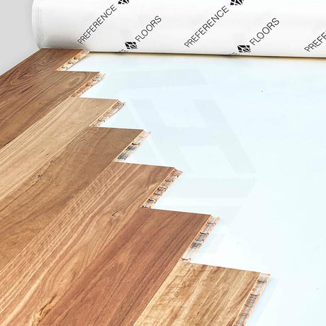 Preference Floors 2mm Acoustic White Underlay with Plastic 20/50sqm Roll