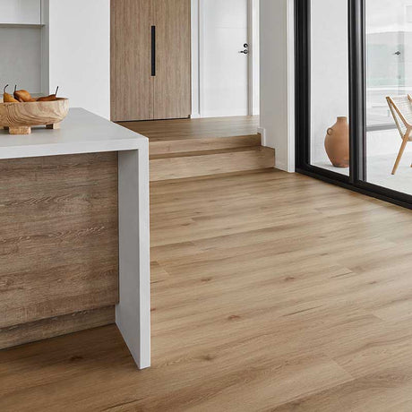 Preference Floors Aspire Mountain Oak 8mm RCB Hybrid Flooring with 0.7mm Wear Layer