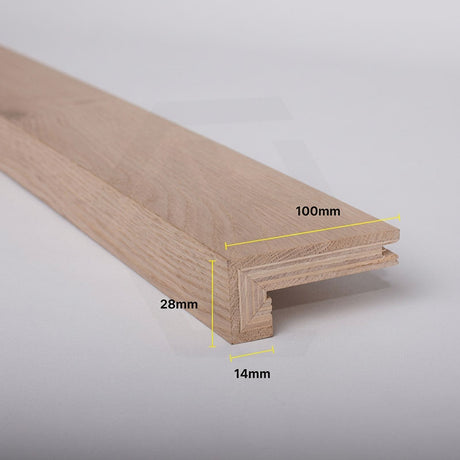 Preference Floors Prestige/Village Oak 12/14/15/21mm Timber Stair Nosing - Matching Floor Colour