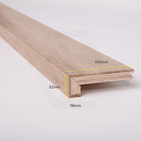 Preference Floors Prestige/Village Oak 12/14/15/21mm Timber Stair Nosing - Matching Floor Colour