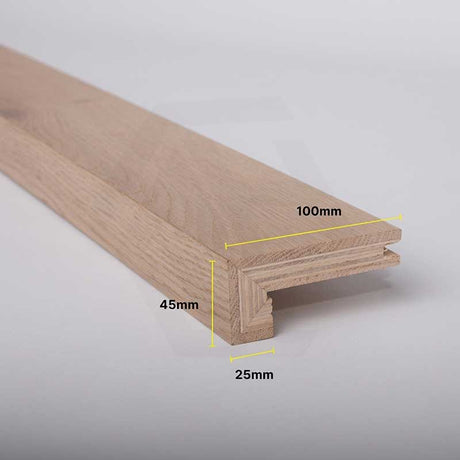 Preference Floors Prestige/Village Oak 12/14/15/21mm Timber Stair Nosing - Matching Floor Colour