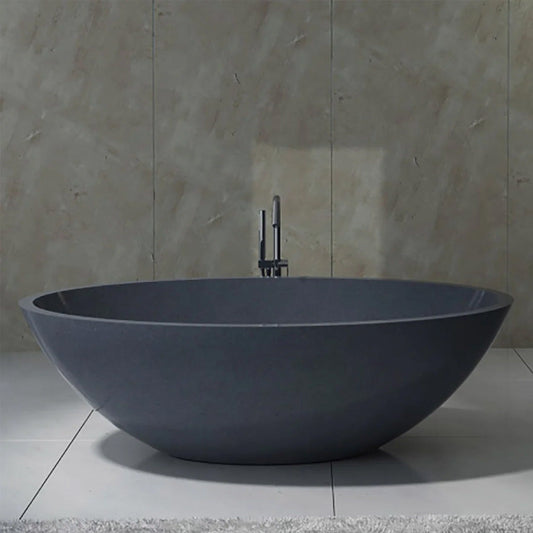 Pietra Bianca 1800Mm Maddison Oval Multi - Colour Freestanding Stone Bathtub No Overflow Bathtubs