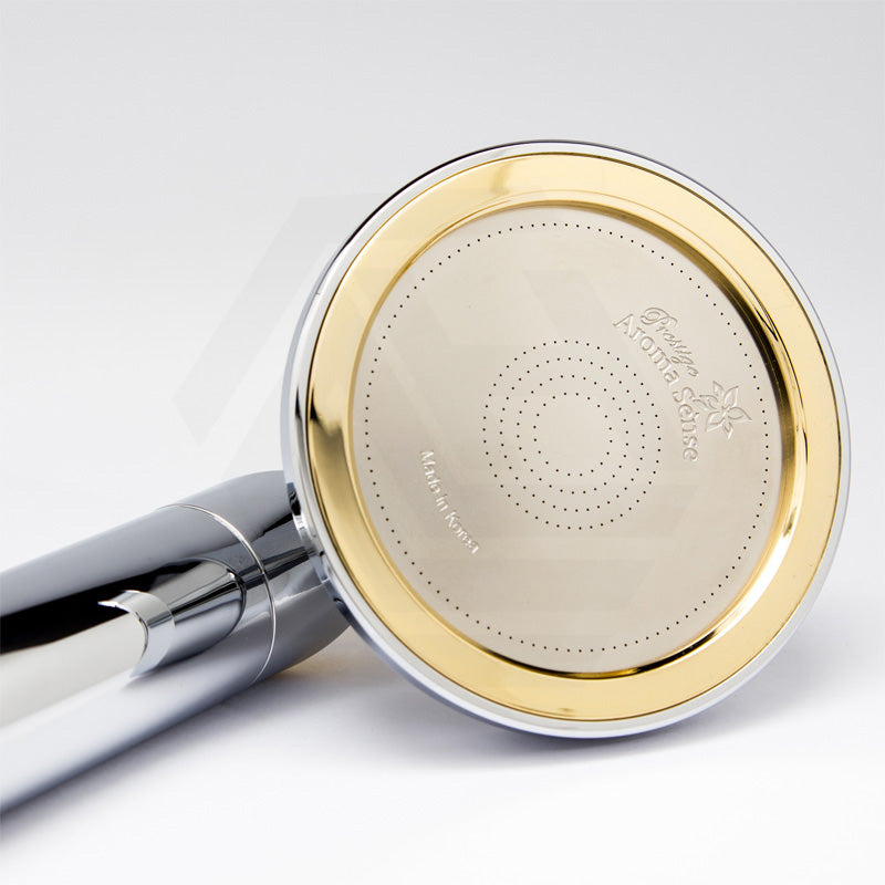 Aroma Sense Prestige Round Stainless Steel Handheld Shower - Gold
