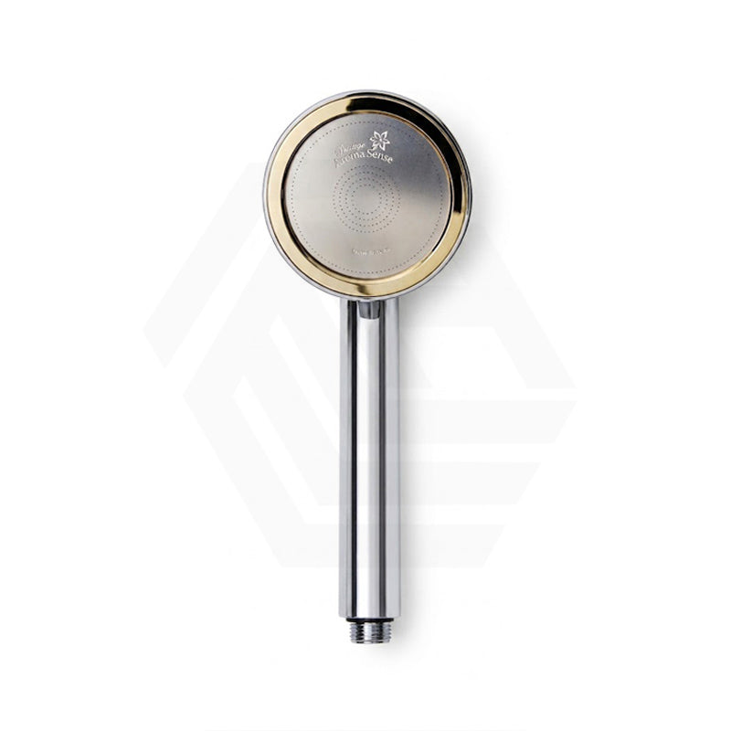 Aroma Sense Prestige Round Stainless Steel Handheld Shower - Gold