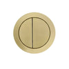 Yellow Gold Round Dual Flush Toilet Water Tank Press Button for ABOUT 46mm Cistern Lid Hole