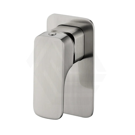 Eden Brushed Nickel Soft Square Solid Brass Wall Mounted Mixer