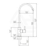 Puretec Chrome High Loop ¼ Turn Filter Tap for Kitchen, Filter System Available