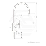 Puretec Goose Neck Chrome High Loop 1/4 Turn Mixer Tap, Filter System Available