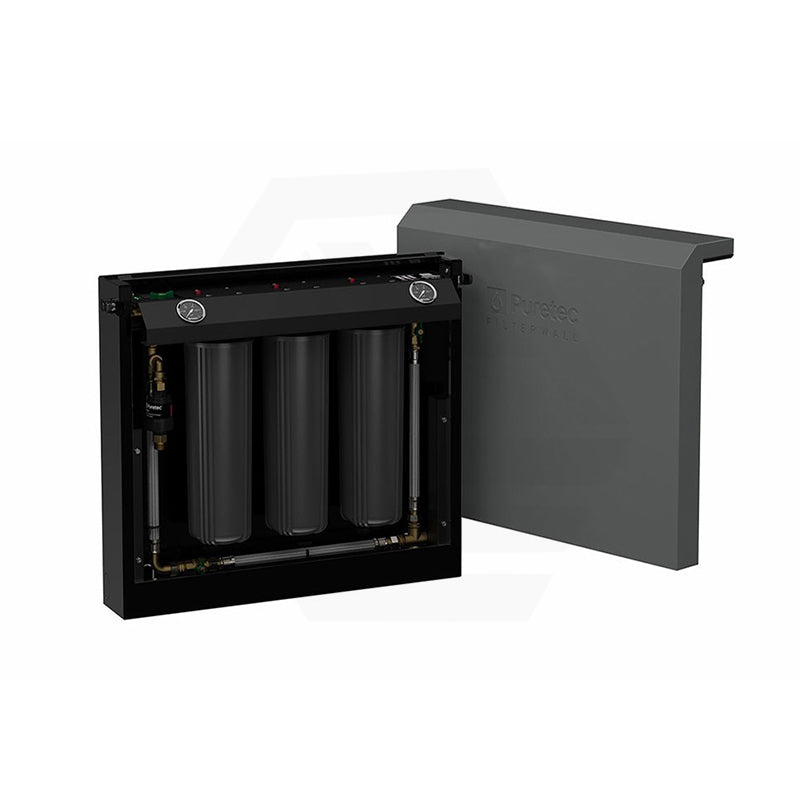 Puretec FilterWall Freestanding 3 Stage Whole House Filtration System 55 L/min With ScaleProtect™ & Plumbed Bypass Available In 9 Colors Filter Cover