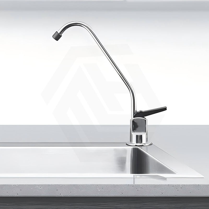 Puretec Long Reach Chrome & Black Filter Tap, Filter System Available