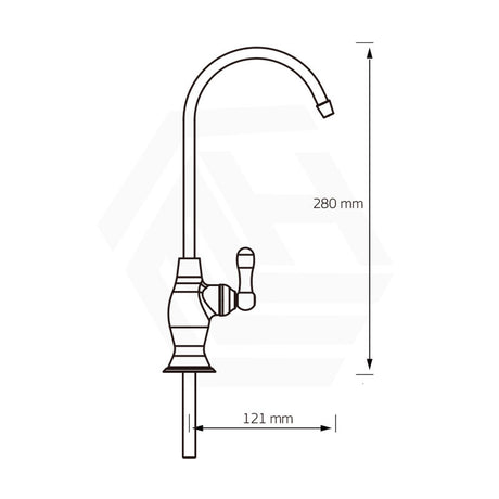 Puretec Gooseneck High Loop Chrome Filter Tap, Filter System Available