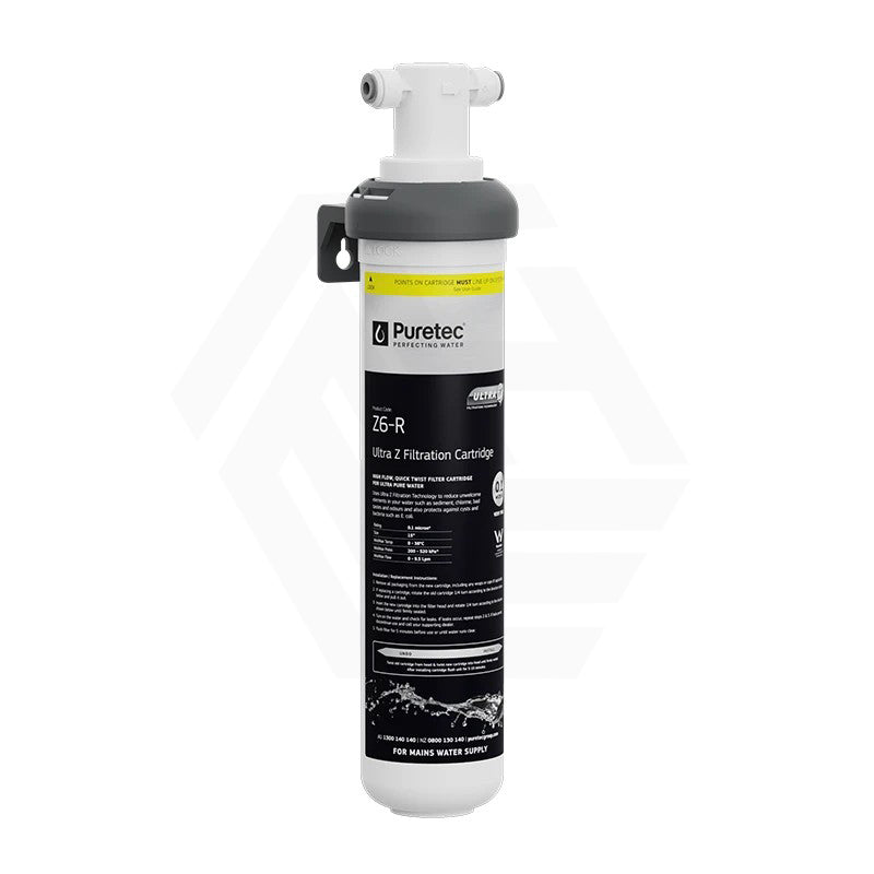 Puremix Z6 High Flow Inline Undersink Filter System