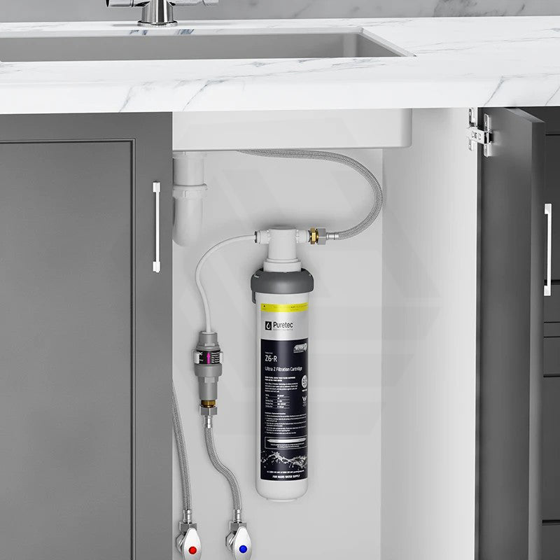 Puremix Z6 High Flow Inline Undersink Filter System