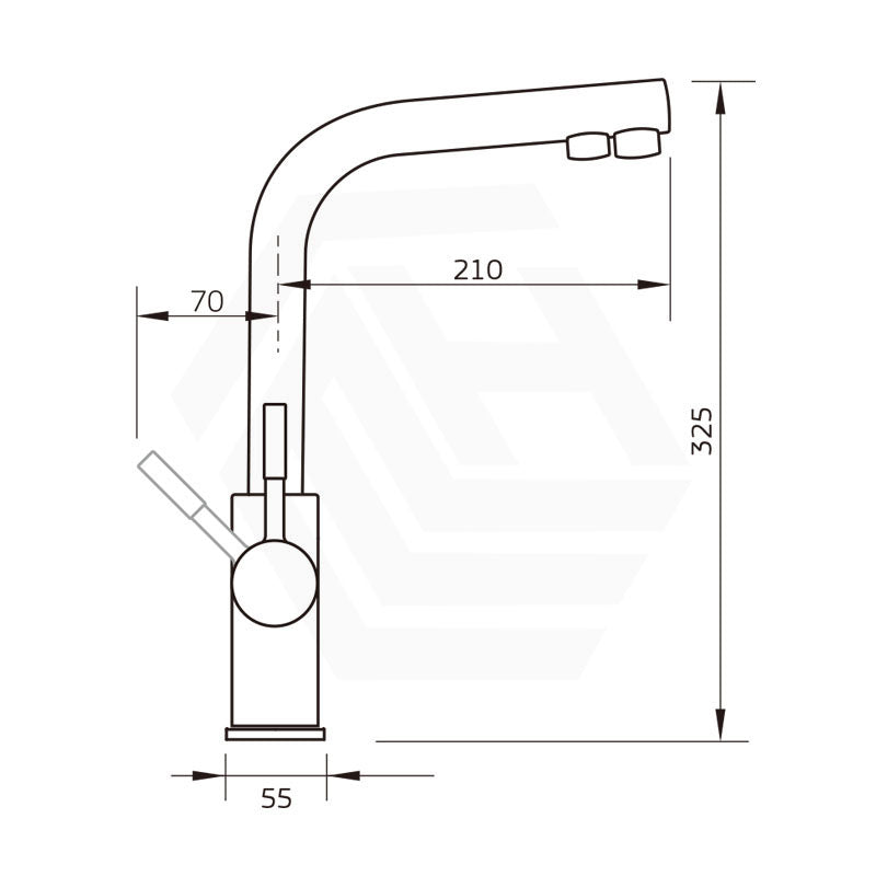 Puretec Tripla-T3 Chrome 3-in-1 Filter Mixer Tap