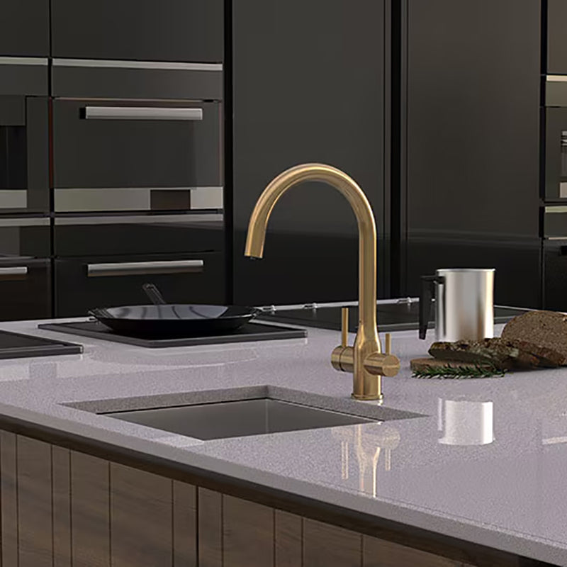 Puretec Tripla Elite-10 Stainless Steel 3-Way Mixer Tap In Various Colours, Filter System Available
