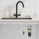 Puretec Tripla Elite-10 High Loop 3-Way Kitchen Mixer Tap with Water Filter Variant Colour Available