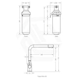 Puretec Tripla Elite-20 L-Shape 3-Way Kitchen Mixer Tap with Water Filter Variant Colour Available