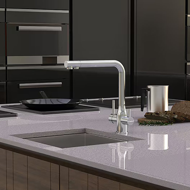 Puretec Tripla Elite-20 Stainless Steel 3-Way Straight Mixer Tap In Various Colours, Filter System Available