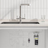 Puretec Tripla Elite-20 L-Shape 3-Way Kitchen Mixer Tap with Water Filter Variant Colour Available