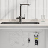 Puretec Tripla Elite-20 L-Shape 3-Way Kitchen Mixer Tap with Water Filter Variant Colour Available