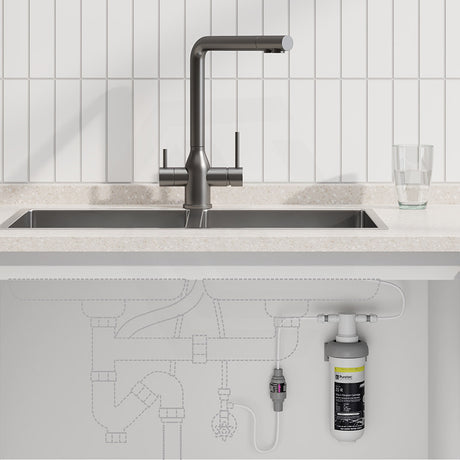 Puretec Tripla Elite-20 L-Shape 3-Way Kitchen Mixer Tap with Water Filter Variant Colour Available
