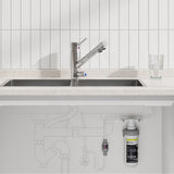 Puretec Tripla Chrome T1 3-Way Mixer Tap with Quick Twist Undersink Filter System