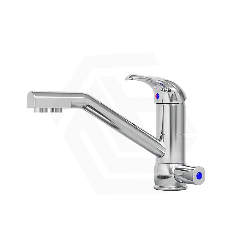 Puretec Tripla Chrome T2 3-Way Mixer Tap with Quick Twist Undersink Filter System