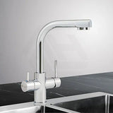 Puretec Tripla Chrome T3 3-Way Mixer Tap with Quick Twist Undersink Filter System