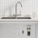 Puretec Tripla Chrome T4 3-Way Mixer Tap with Quick Twist Undersink Filter System