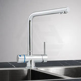 Puretec Tripla Chrome T6 3-Way Mixer Tap with Quick Twist Undersink Filter System