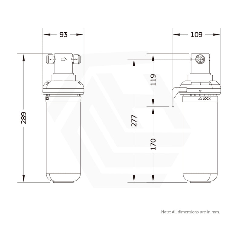 Puretec 1 Micron Puremix Quick Twist Cartridge