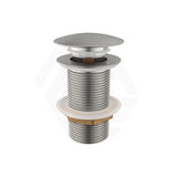 N#1(Nickel) 32/40Mm Brushed Nickel Mushroom Solid Brass Basin Pop Up Waste No Overflow Wastes