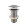 N#1(Nickel) 32/40Mm Brushed Nickel Mushroom Solid Brass Basin Pop Up Waste No Overflow Wastes