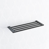 Quavo Black Towel Rack 600mm Brass 4 Bars Wall Mounted Bathroom Products