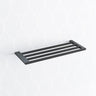 Quavo Black Towel Rack 600mm Brass 4 Bars Wall Mounted Bathroom Products