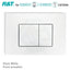 R&T Toilet Button For Inwall Concealed Cistern Square White