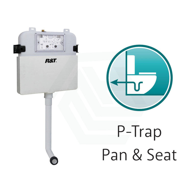 Rak Sensation Wall-Faced Toilet Pan Geberit / R&T Cistern Available P-Trap + Seat In-Wall Pans